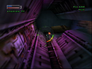 Forsaken 64 (USA) In game screenshot